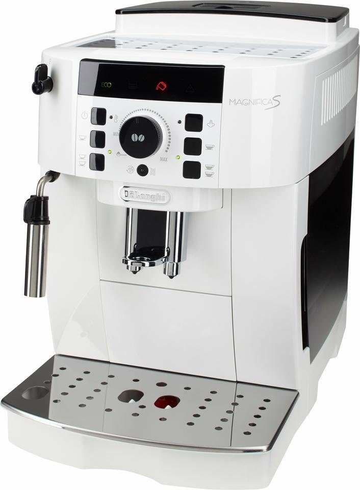 Automatický kávovar De'Longhi Magnifica S ECAM 21.118.W / 1450 W / 1,8 l / 15 bar / bílá / ZÁNOVNÍ