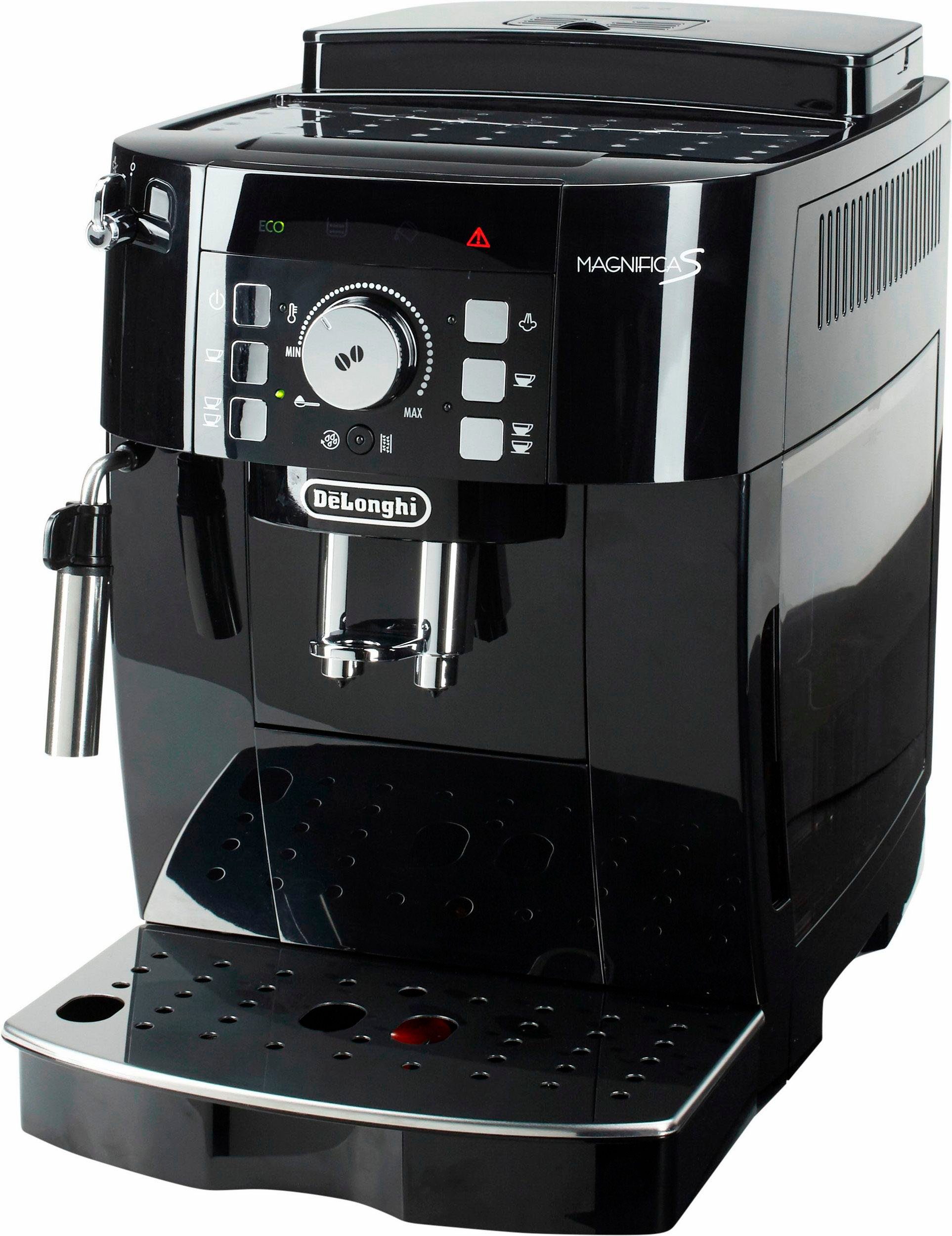 Automatický kávovar De'Longhi Magnifica S ECAM 21.118.B / 1450 W / 1,8 l / 15 bar / černá / ZÁNOVNÍ