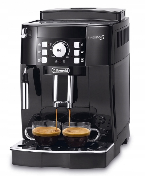 Automatický kávovar De'Longhi Magnifica S ECAM 21.116.B / 1450 W / 1,8 l / 15 bar / černá / ZÁNOVNÍ