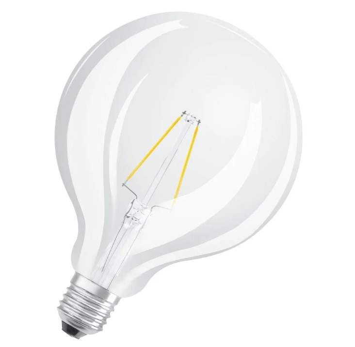 LED žárovka OSRAM ST CL GLOBE125 / E27 / 2,5 W / 250 lm / teplá bílá