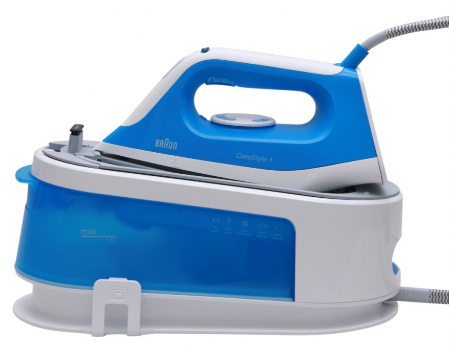 Parní generátor CareStyle Braun 1 IS 1012 BL / 2200 W / 1,5 l / modrá / bílá / POŠKOZENÝ OBAL