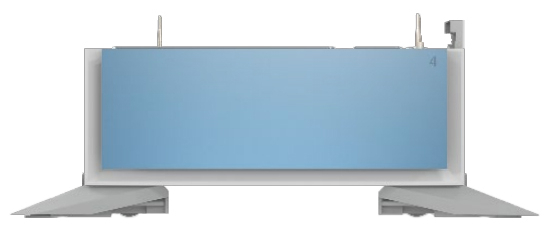 Vysokokapacitní zásobník papíru HP 6GW48A / 2000 listů / bílá/modrá / POŠKOZENÝ OBAL