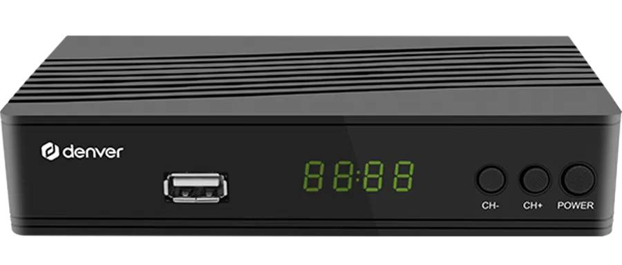 Set-top box Denver DTB-146 / DVB-T2 H.265 / LED displej / černá / ROZBALENO