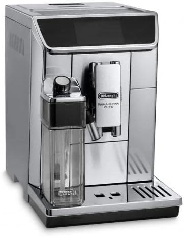 Automatický kávovar De'Longhi PrimaDonna Elite ECAM 656.75.MS / 1450 W / 2 l / 19 bar / stříbrná / ZÁNOVNÍ
