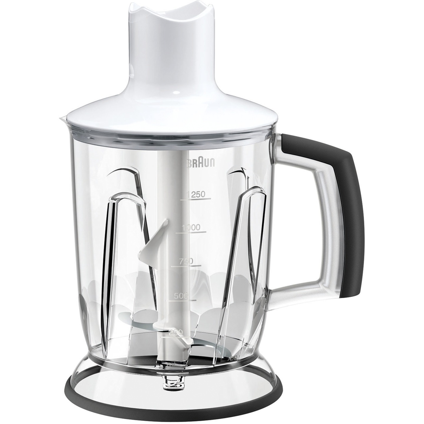 Příslušenství k tyčovým mixérům Braun Multiquick / mixovací mísa MQ 40 WH / 1,25 l / bílá/transparentní / ZÁNOVNÍ