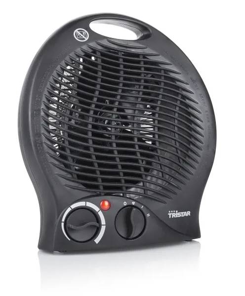 Elektrický ohřívač s ventilátorem Tristar KA-5037 / 2000 W / plast / černá / ROZBALENO