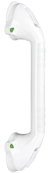Bezpečnostní koupelnové madlo Wenko Secura / 42 cm / bílá / ROZBALENO