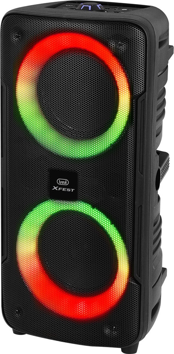 Přenosný karaoke reproduktor Trevi XFest XF 440 KB / 30 W / Bluetooth / mikrofon / černá