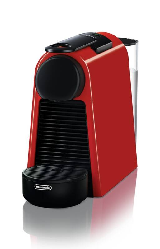 Kapslový kávovar Espresso DeLonghi Nespresso Essenza Mini EN85.R / 1370 W / 0,6 l / 19 bar / červená / ROZBALENO