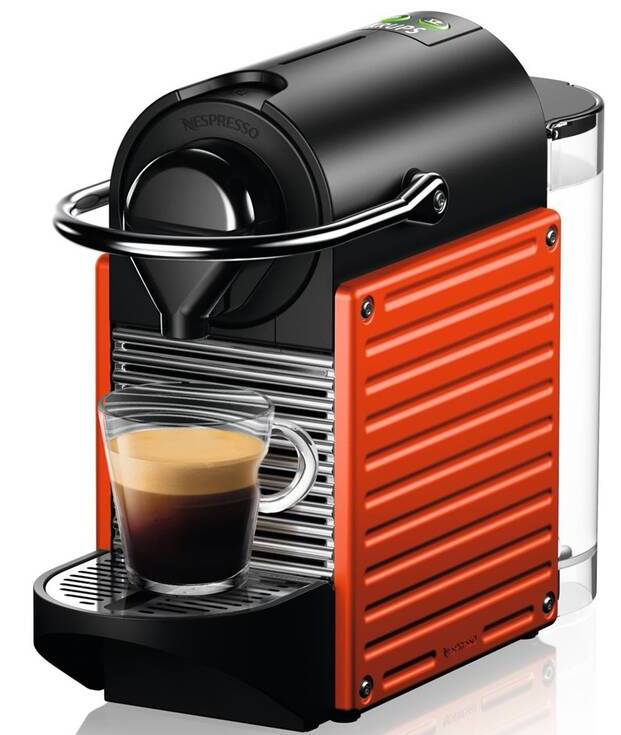 Kapslový kávovar Espresso Krups Nespresso XN304510 / 1260 W / 19 bar / černá/červená / ROZBALENO