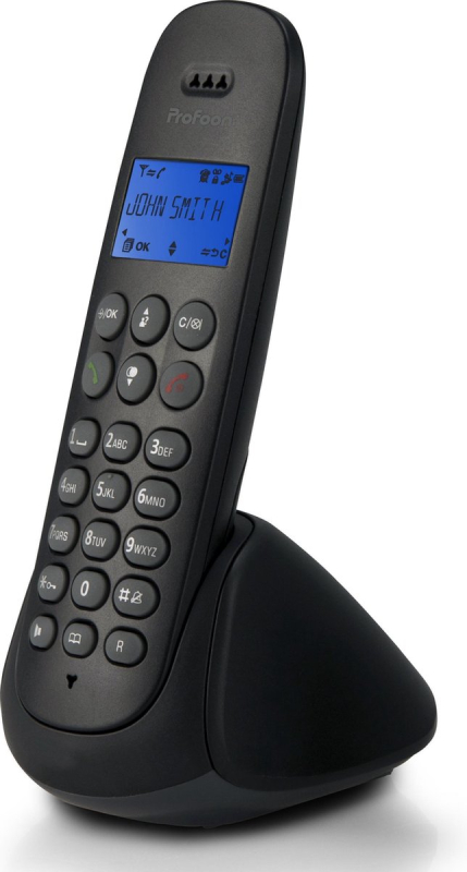 Domácí telefon Profoon PDX-300 DECT / 2" (5 cm) / černá / ZÁNOVNÍ