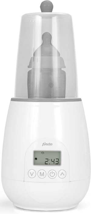 Digitální ohřívač lahví Alecto BW-700 / sterilizace / rozmrazování / 700 W / bílá / ZÁNOVNÍ