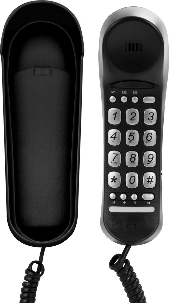 Domácí pevný telefon Profoon TX-105 analogový / černá / ZÁNOVNÍ