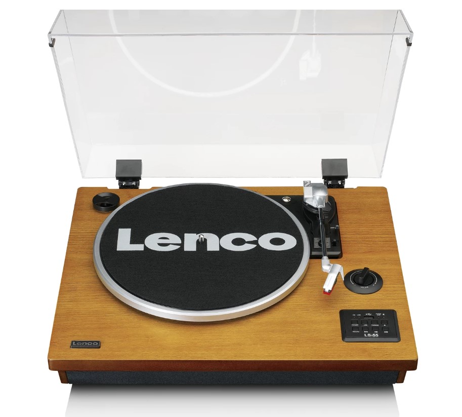 Gramofon Lenco LS-55WA / 33/45/78 RPM / 2 x 5 W / dřevo / ZÁNOVNÍ