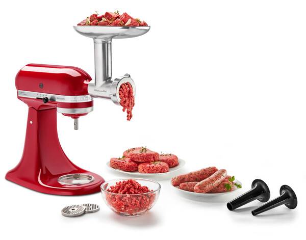 Mlýnek na maso 5KSMMGA k robotům KitchenAid / kov / ZÁNOVNÍ