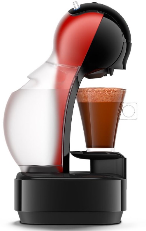 Kapslový kávovar Nescafe Dolce Gusto EDG 355.B / 1460 W / 1 l / 15 bar / červená/černá