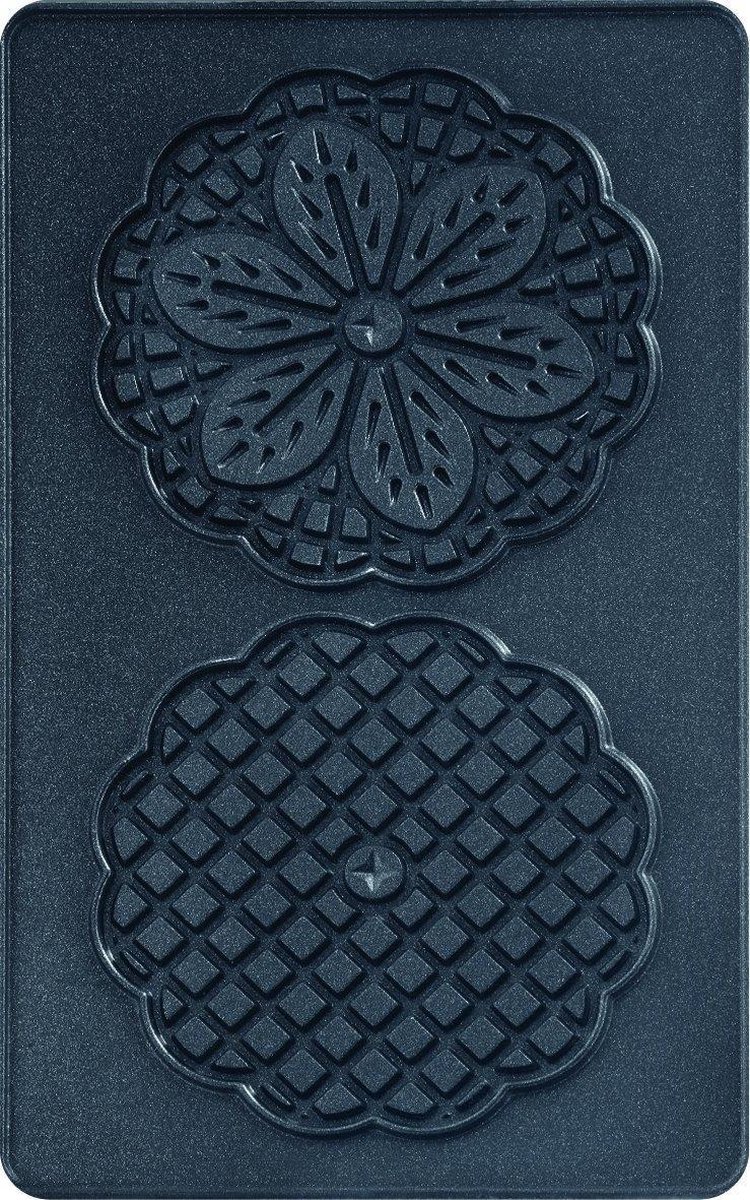 Výměnné plotýnky pro sendvičovač Tefal Snack Collection XA800712 / nepřilnavý povrch / 2 ks / tvar květiny / POŠKOZENÝ OBAL