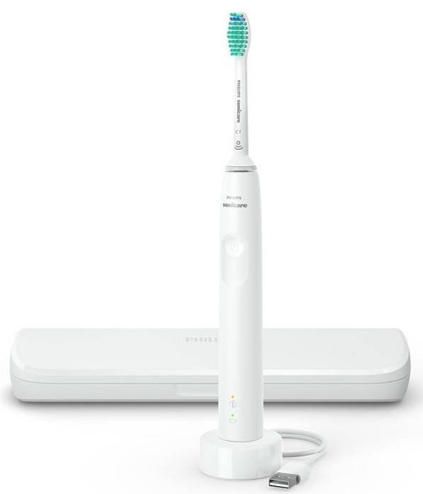 Sonický zubní kartáček Philips Sonicare ProResults HX3673/13 / 1 režim čištění / 31000 stěrů/min. / bílá / ROZBALENO