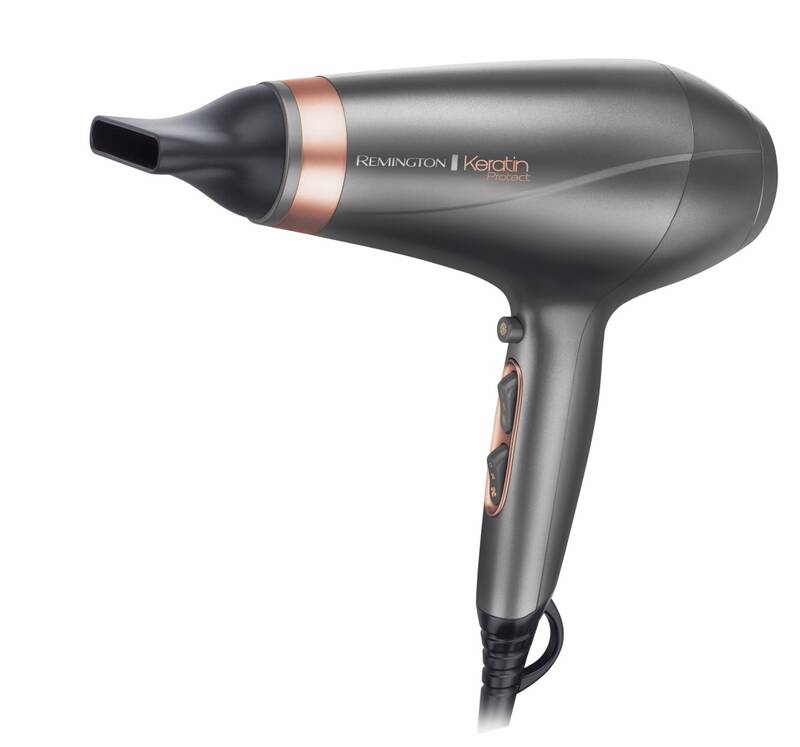 Fén Remington Keratin Protect AC8820 / 2200 W / 2 rychlosti / 3 teploty / šedá / ZÁNOVNÍ