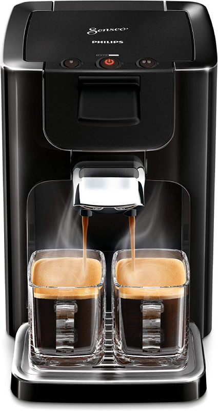 Kapslový kávovar Philips HD7865/60 Senseo Quadrante / 1450 W / 1,2 l / černá / ZÁNOVNÍ
