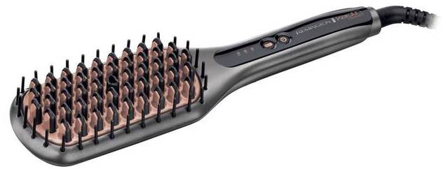 Keramický žehlící kartáč na vlasy Remington Keratin Protect CB7480 / šedá / ZÁNOVNÍ