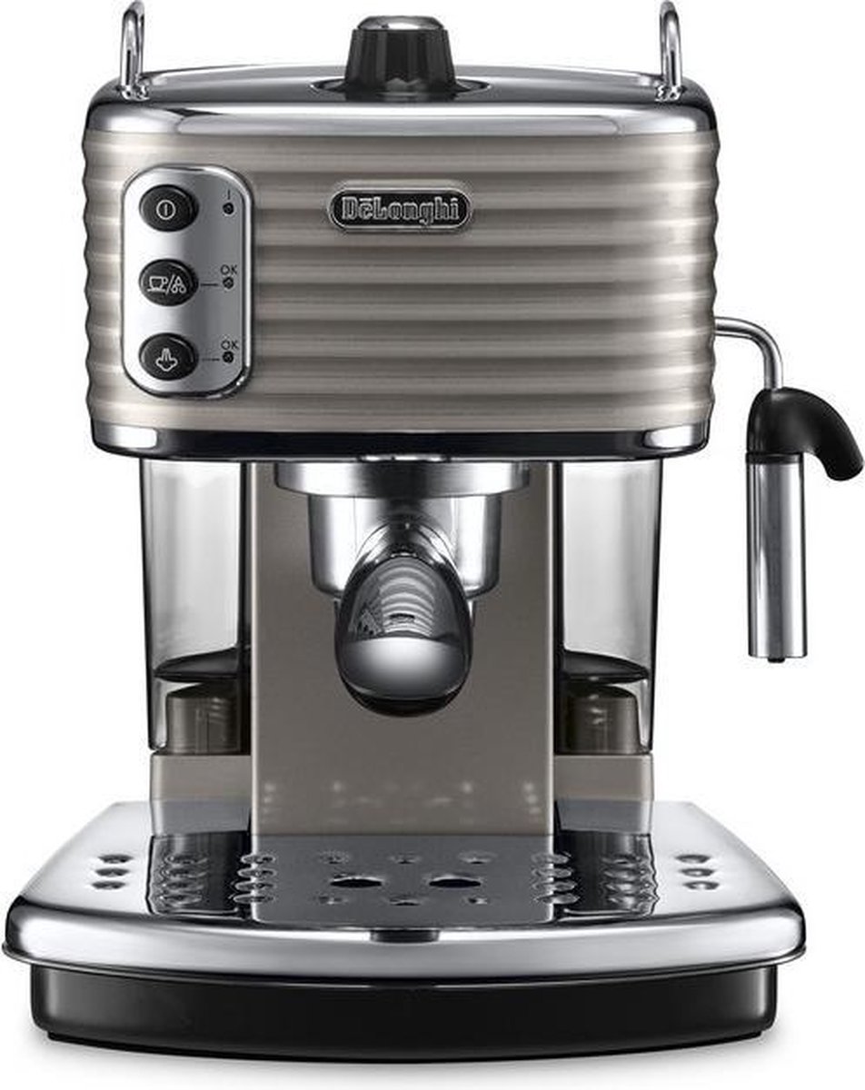 Pákový kávovar DeLonghi ECZ 351 BG Scultura / 2v1 / 1100 W / krémová / ZÁNOVNÍ