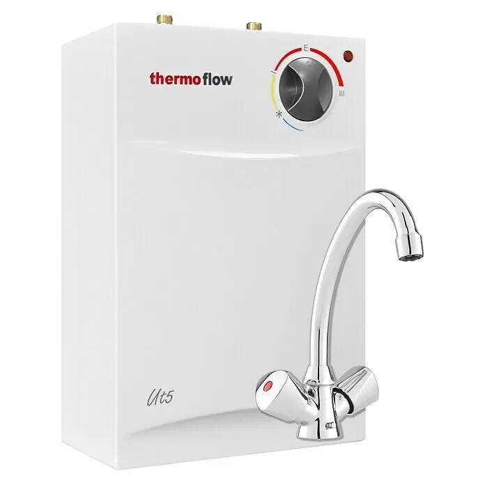 Průtokový ohřívač Respekta Thermoflow UT 5 s baterií / podpultový / IP24 / 5 l / bílá