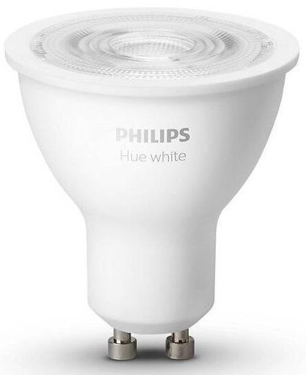 Chytrá LED žárovka Philips Hue / Bluetooth / GU10 / 5,2 W / 2700 K / bílá