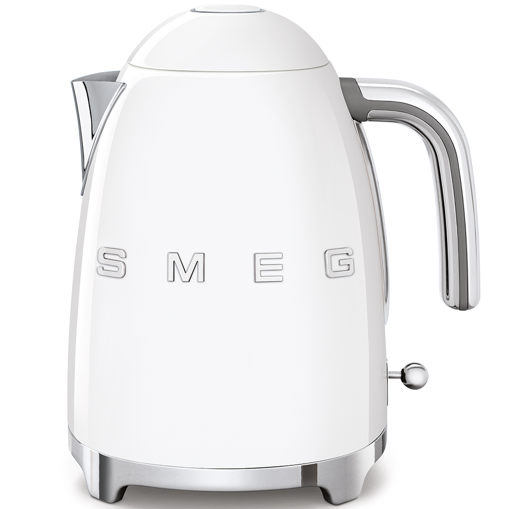 Rychlovarná konvice Smeg 50's style KLF03WHEU / 2400 W / 1,7 l / lesklá bílá