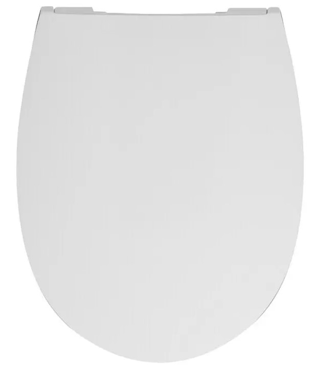 WC sedátko / měkké zavírání / duroplast / nerezová ocel / bílá