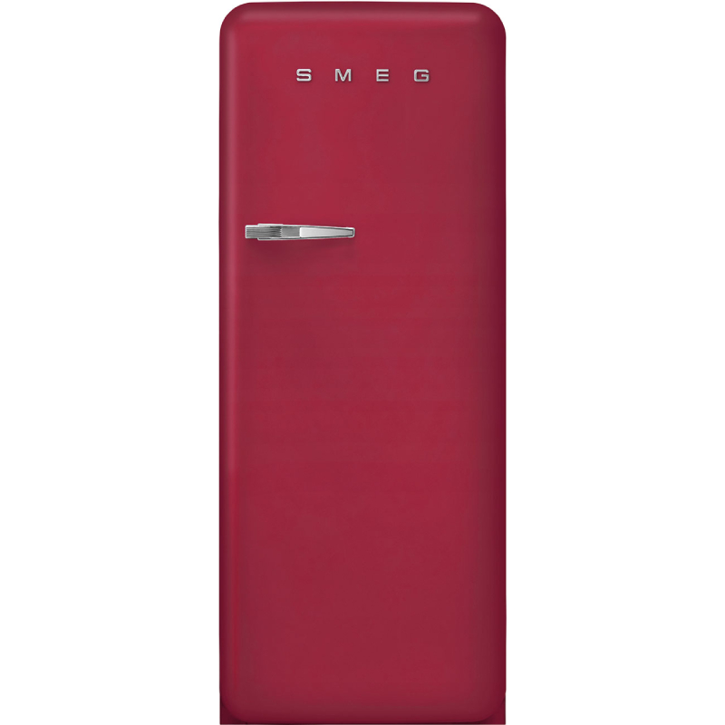 Jednodvéřová chladnička Smeg 50's style FAB28RDRB5 / 270 l / rubínově červená