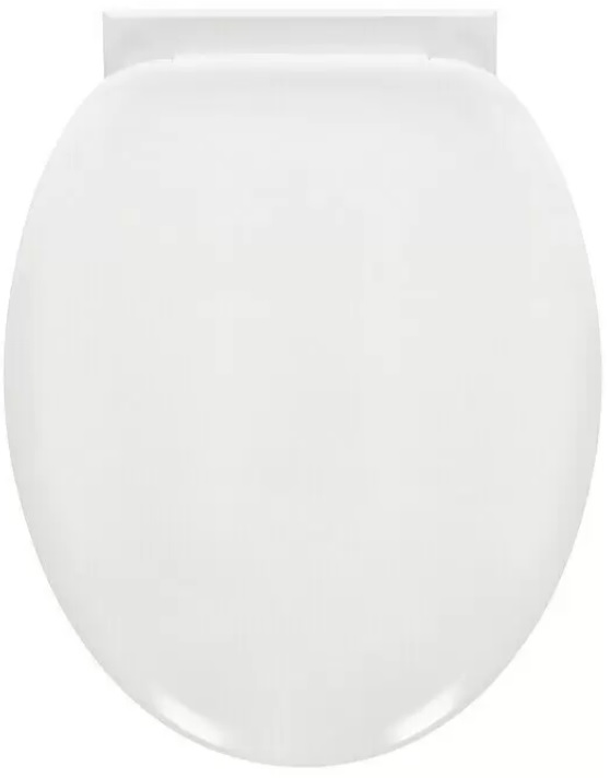 WC sedátko Miami / automatické spouštění / plast / bílá / POŠKOZENÝ OBAL