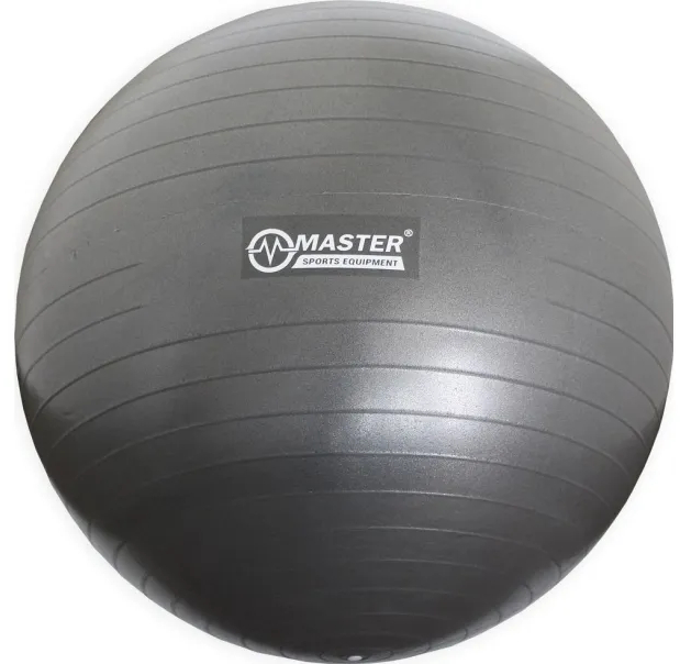 Gymnastický míč Master Super Ball MAS4A116 / Ø 65 cm / nosnost 200 kg / šedá