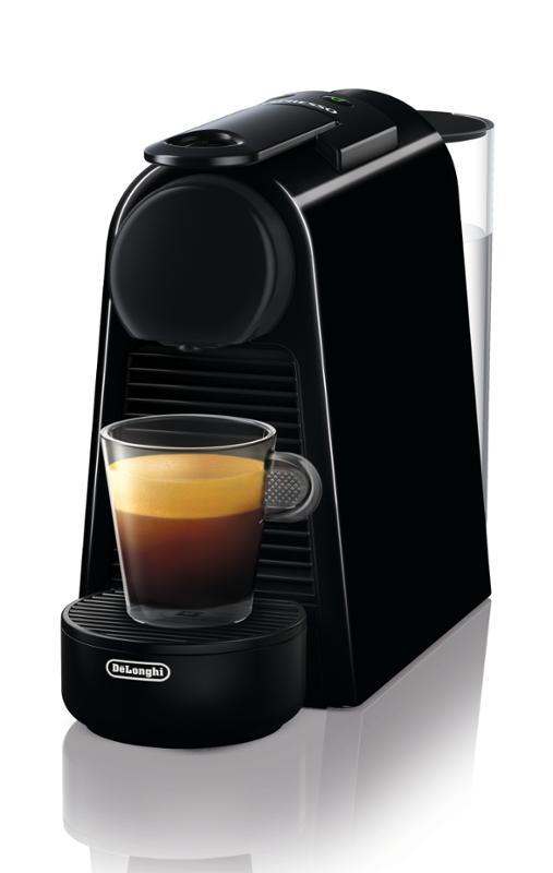 Kapslový kávovar Espresso De'Longhi Nespresso Essenza Mini EN85.B / 0,6 l / 1370 W / 19 bar / černá / POŠKOZENÝ OBAL