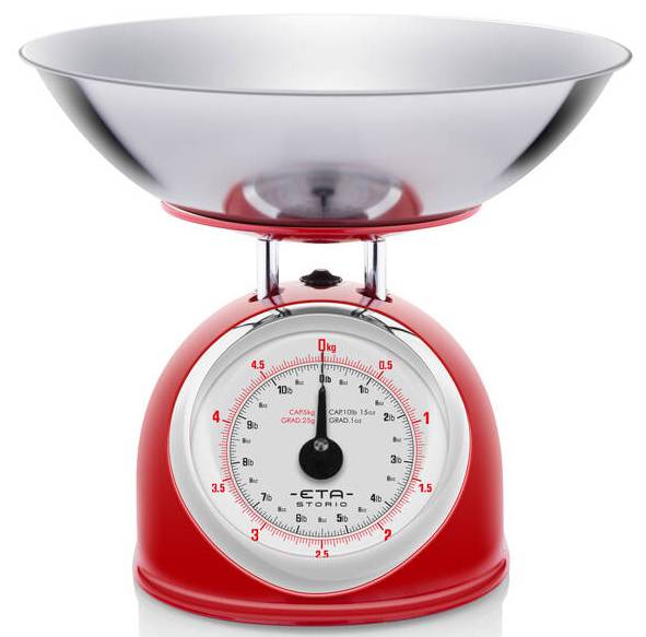 Kuchyňská váha ETA Storio 5777 90030 / červená Varianta: ivi2