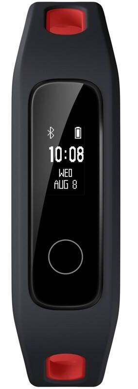 Fitness náramek HONOR Band 4 Running (55030667) / 77 mAh / 48 × 88 px / 1 MB / 0,5 (1,27 cm) / OLED displej / černá/červená Varianta: ivi1