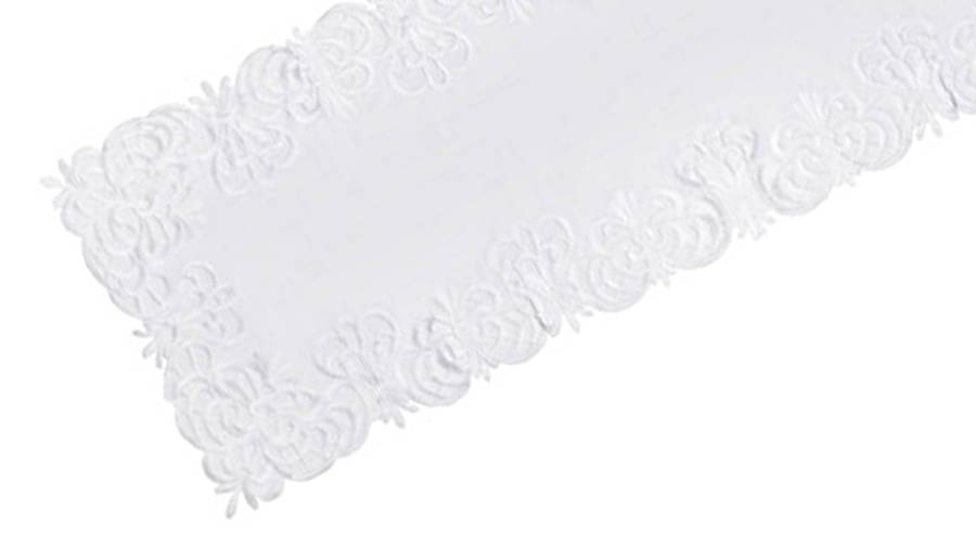 German PERIS Běhoun 40 x 180 cm / bílá Varianta: ivi1