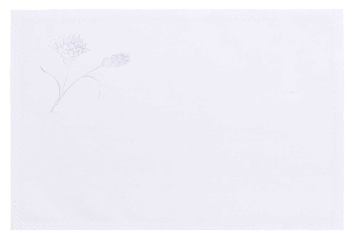 German ASTERI Podložka 45 x 30 cm / bílá Varianta: ivi0