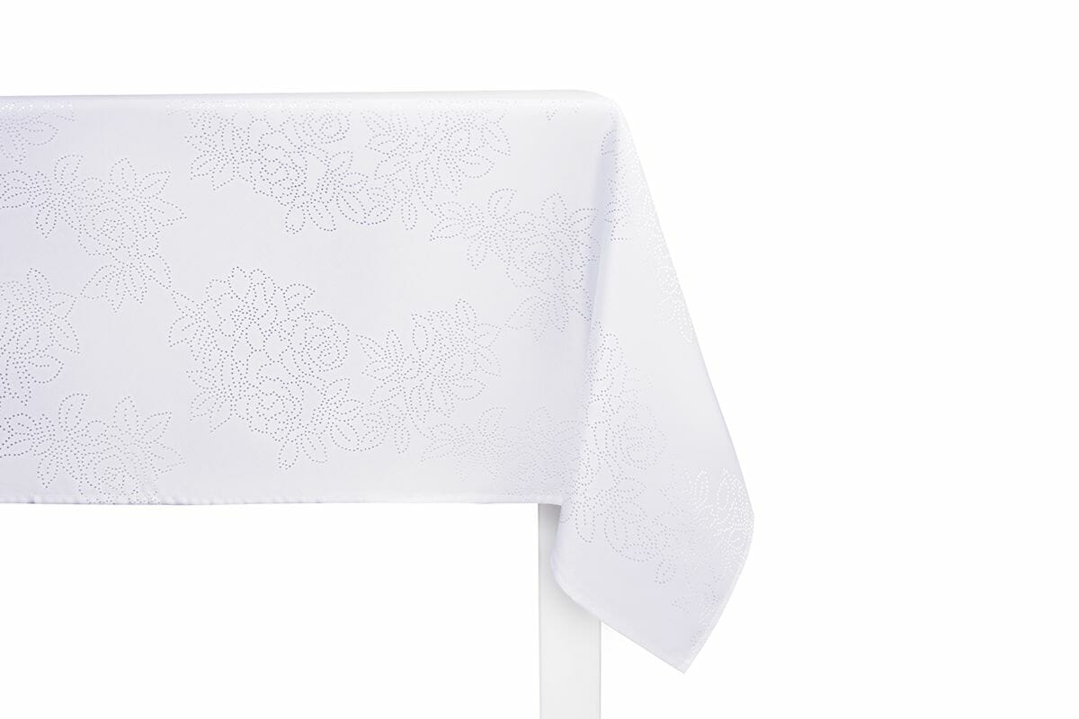 German LUCES Ubrus 140 x 180 cm / Bílá Varianta: ivi2