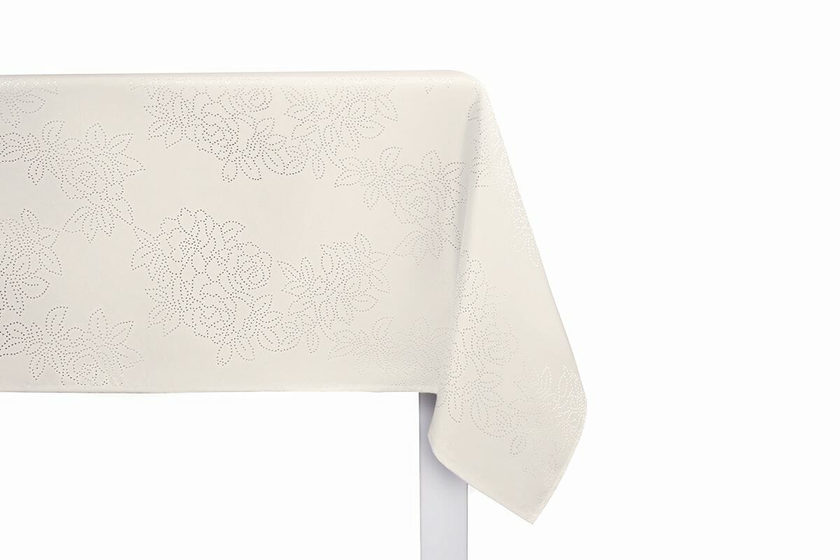 German LUCES Ubrus 140 x 220 cm / Ecru Varianta: ivi0