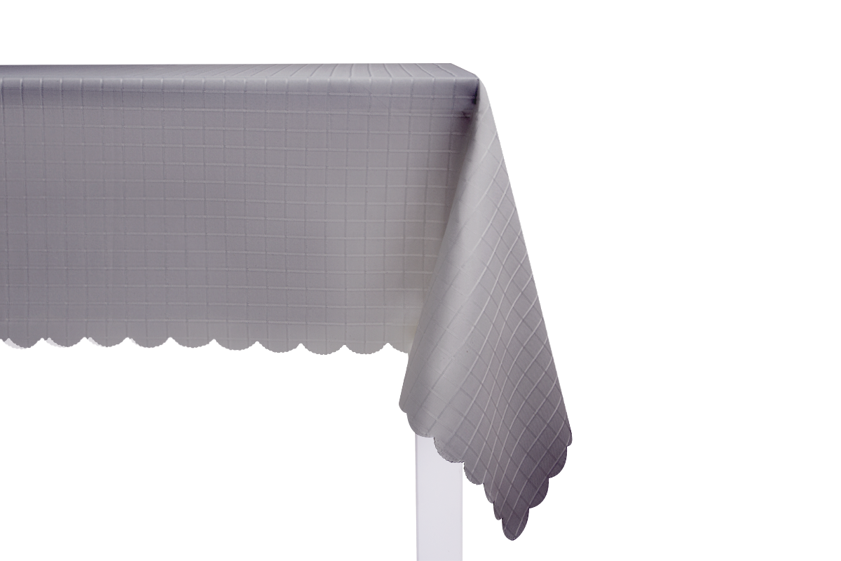 German RODERI Ubrus 140 x 200 cm / Světle šedá Varianta: ivi0