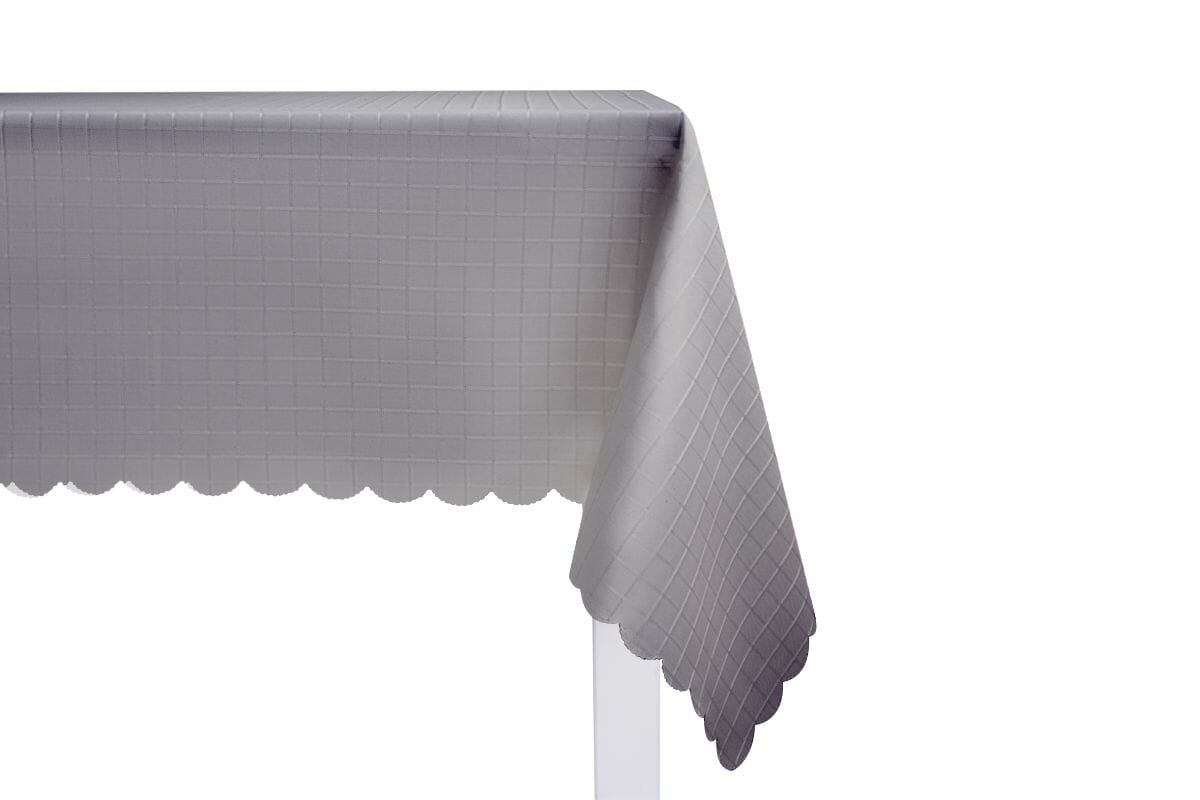 German RODERI Ubrus 140 x 220 cm / Světle šedá Varianta: ivi0