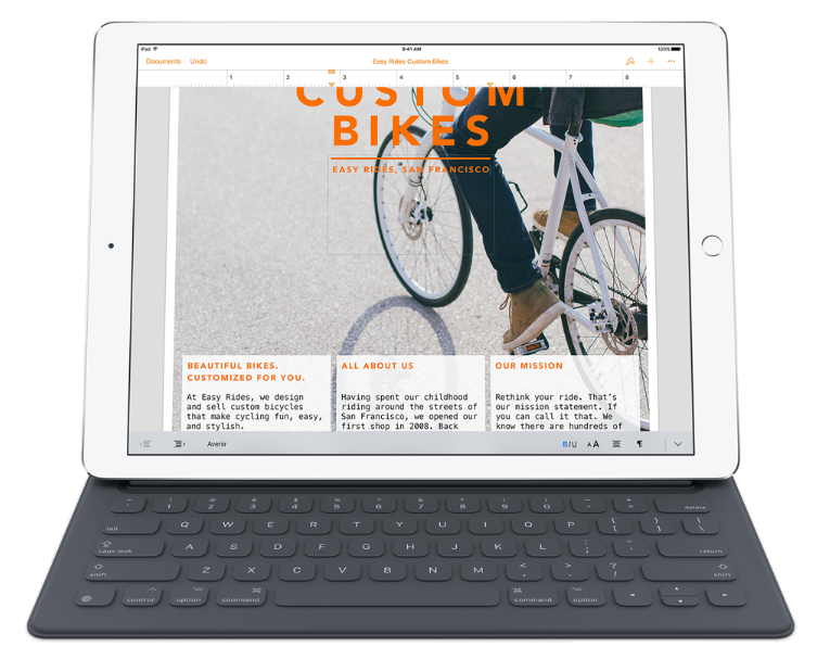 Pouzdro na tablet s klávesnicí Apple Smart iPad Pro 12,9" US / černá Varianta: ivi1