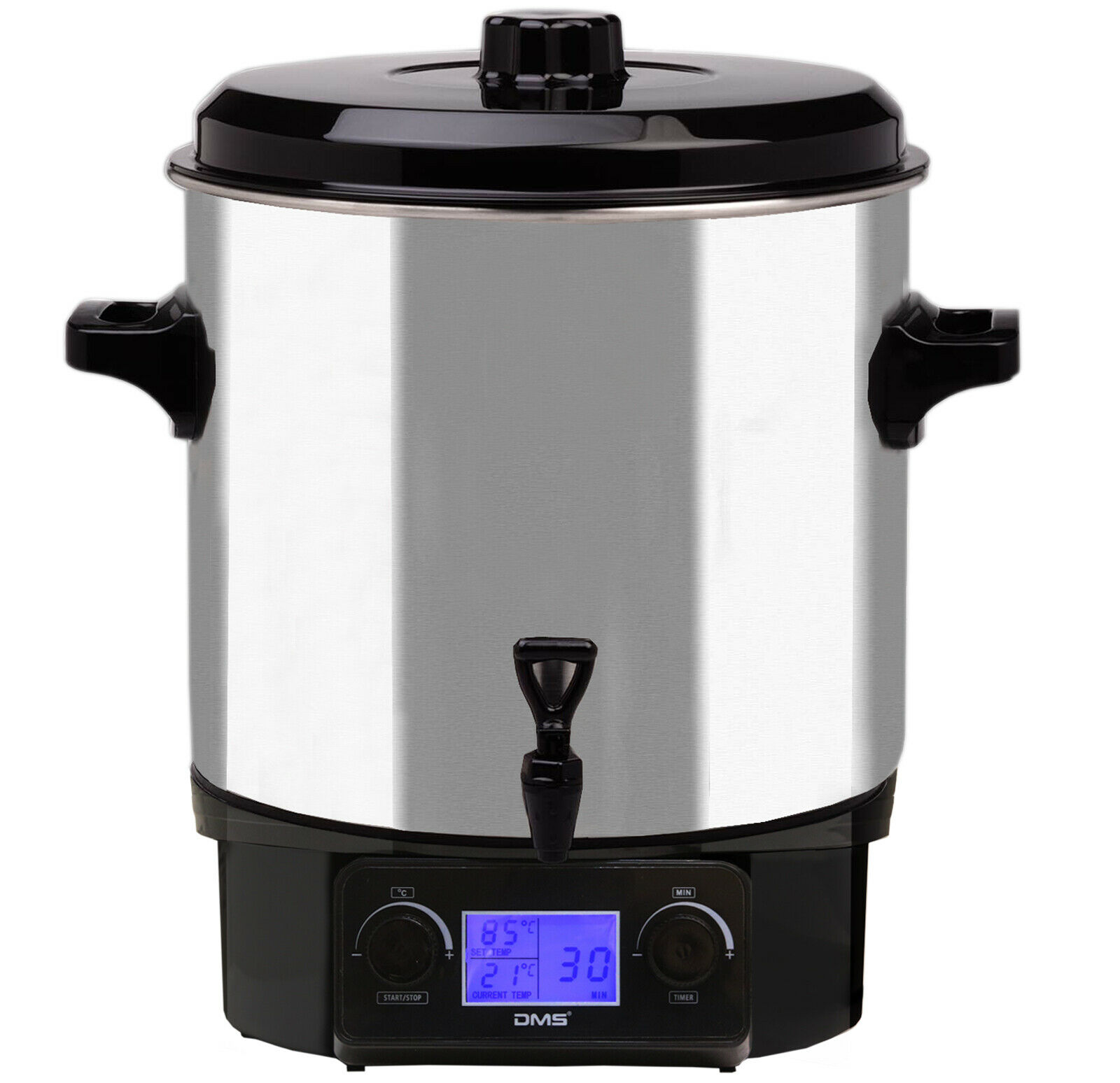 DMS Germany EA27.TDS digitální zavařovací hrnec 27 l - stříbrný Varianta: ivi0