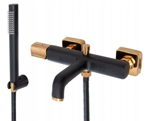 Vanová baterie REA SALTO - černá Varianta: ivi0