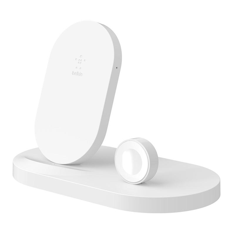 Bezdrátová nabíječka Belkin Boost Up pro iPhone + Apple Watch + USB-A port / bílá Varianta: ivi0