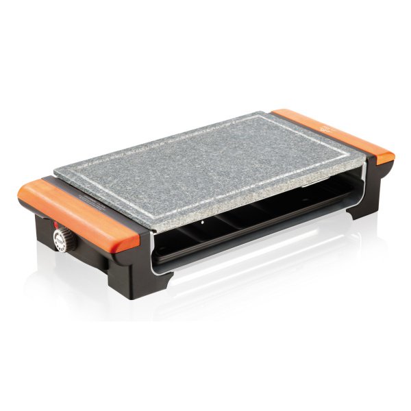Elektrický otevřený stolní gril ETA Vital 1162 90000 / 1300 W / termostat / 23,5 x 36,5 cm / černá/oranžová Varianta: ivi1