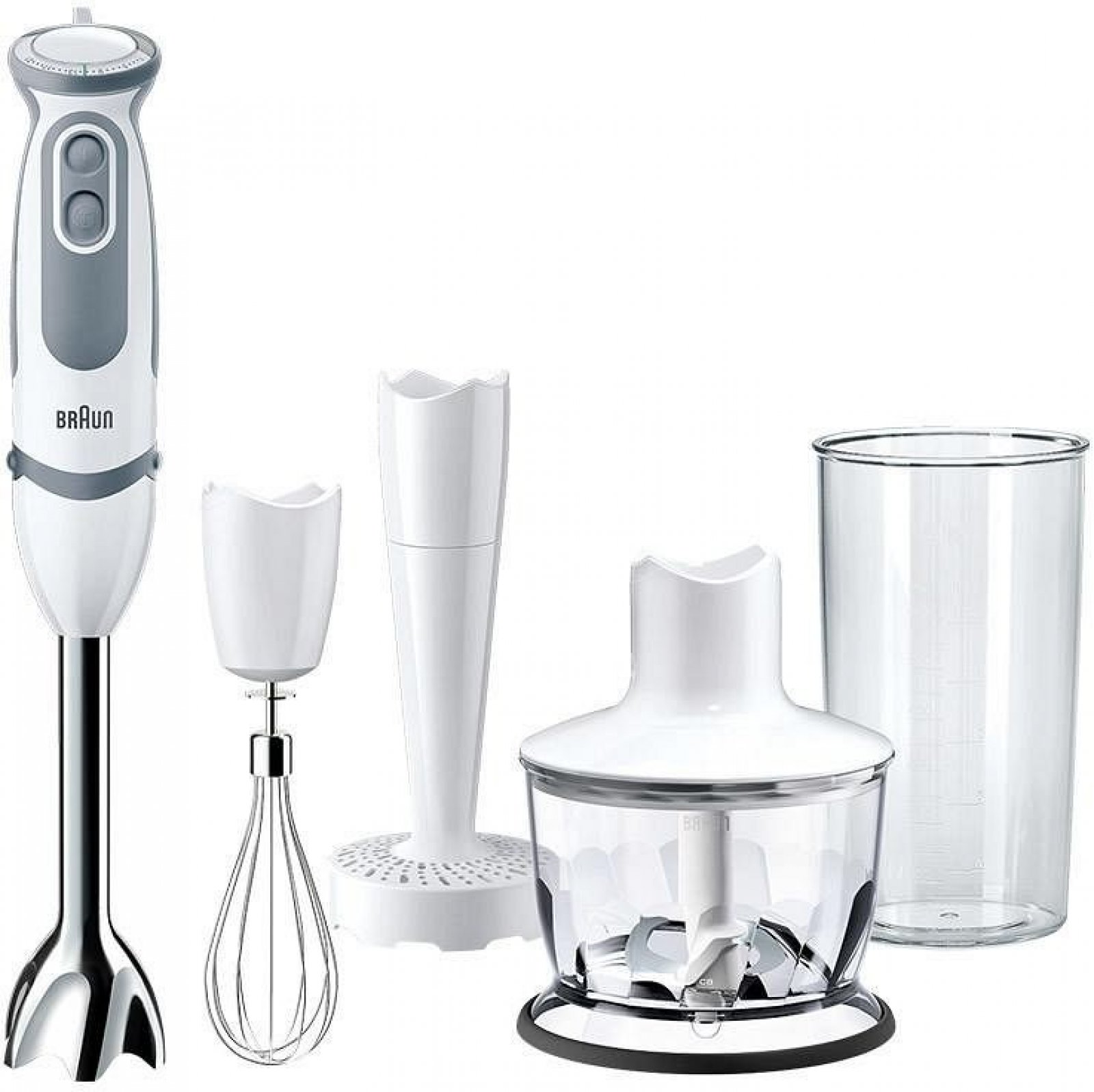 Ponorný mixér Braun Multiquick 5 MQ 5237 WH / šedá / bílá Varianta: ivi28