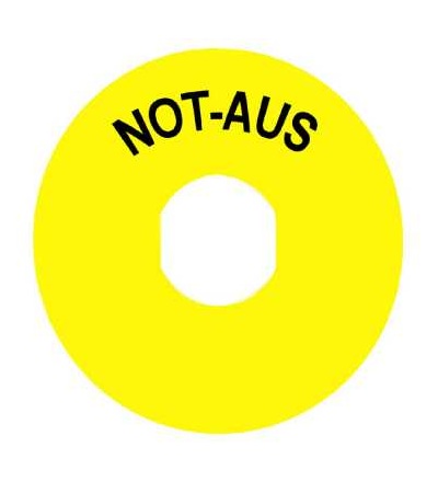 Schneider štítek nouzové odpojení ZBY9260T Varianta: ivi0