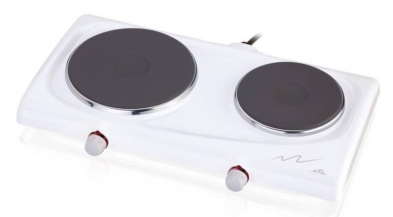 Dvouplotýnkový elektrický vařič ETA 3119 90001 / 2500 W / O plotýnky 14,5 a 18 cm / bílá Varianta: ivi1